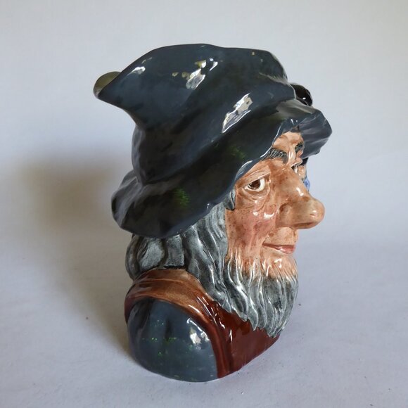 VINTAGE 1954 ROYAL DOULTON ENGLAND TOBY JUG RIP VAN WINKLE PORCELAIN PITCHER - Picture 3 of 14